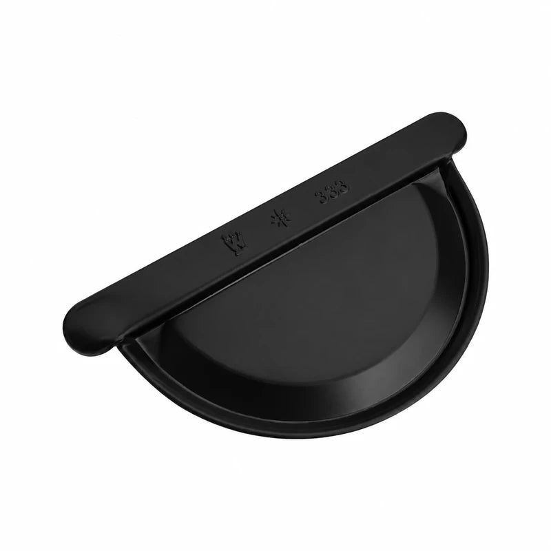 HALF ROUND ALUMINUM END CAP