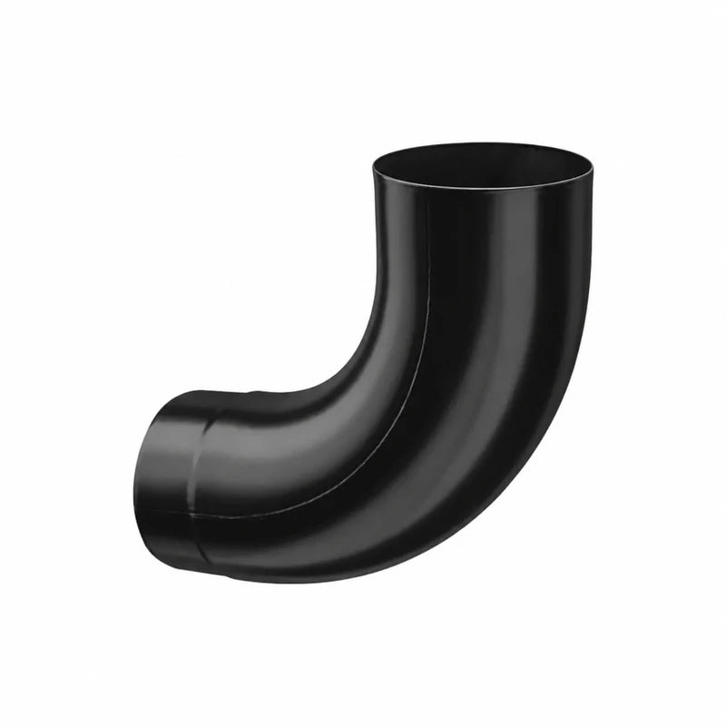 HALF ROUND ALUMINUM ELBOW 85°