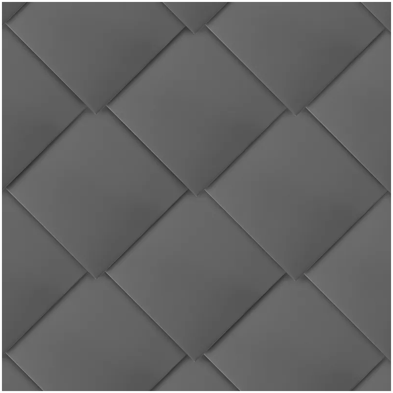 FLAT SEAM DIAMOND METAL ROOF
